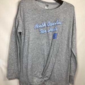 RIVALRY THREADS grey UNC Long Sleeve Shirt Size Medium